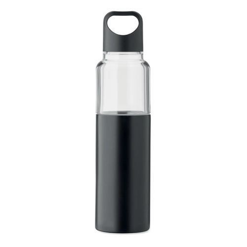 image du produit Bouteille rechargeable 2 en 1 en Tritan et gobelet double paroi