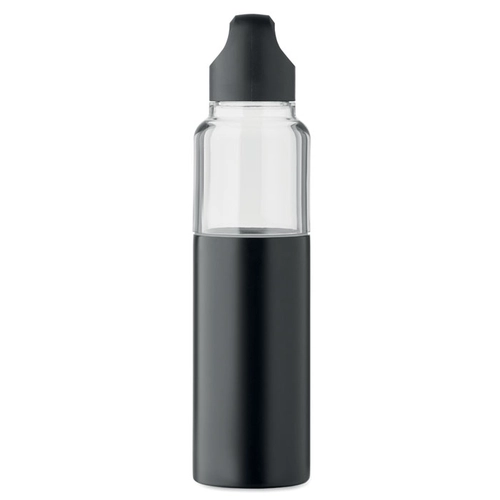image du produit Bouteille rechargeable 2 en 1 en Tritan et gobelet double paroi