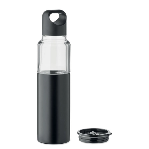 image du produit Bouteille rechargeable 2 en 1 en Tritan et gobelet double paroi