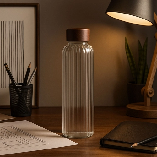 image du produit Bouteille stries intérieur - 550 ml