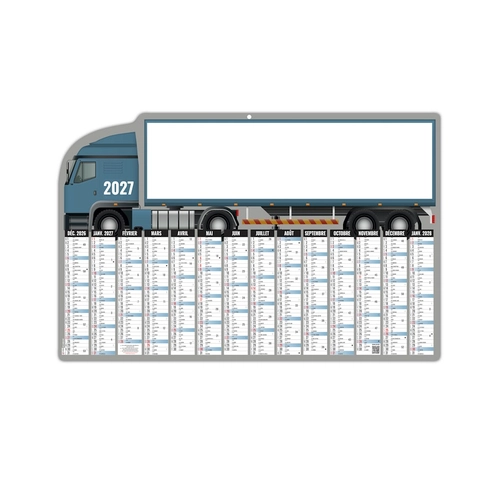 image du produit Calendrier bancaire publicitaire découpé ou non - spécial camion