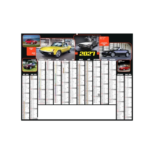 image du produit Calendrier bancaire publicitaire découpé ou non - youngtimers