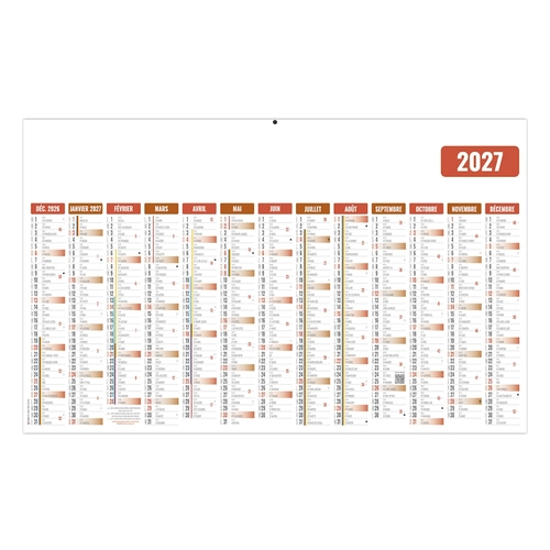 image du produit Calendrier bancaire publicitaire économique maxi 13 mois