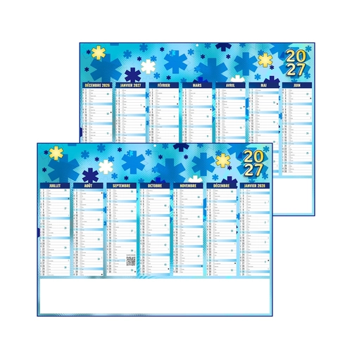 image du produit Calendrier bancaire publicitaire spécial ambulance - design tendance