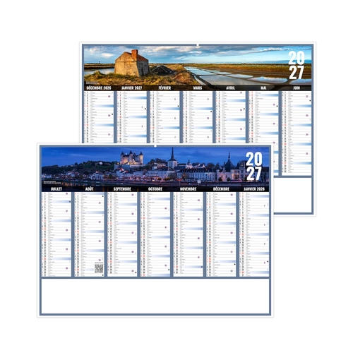 image du produit Calendrier bancaire publicitaire vues panoramiques Pays de la Loire