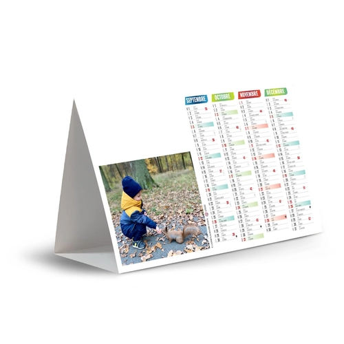 image du produit Calendrier chevalet publicitaire de comptoir tryptique Kids
