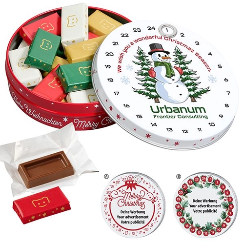 image du produit Calendrier de l’Avent magnétique avec des Napolitains de Choco Company