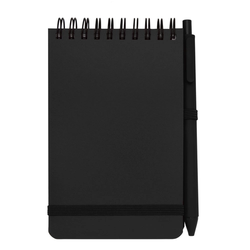 image du produit Carnet à couverture rigide d’origine océanique A6 avec stylo bille (encre noire)