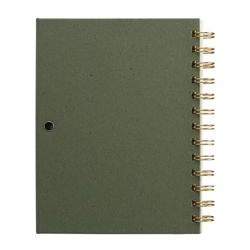 image du produit Carnet à spirales avec notes adhésives - B6
