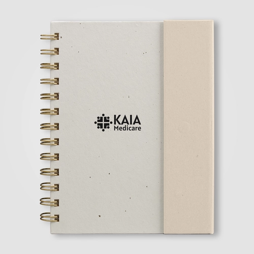 image du produit Carnet à spirales avec notes adhésives - B6