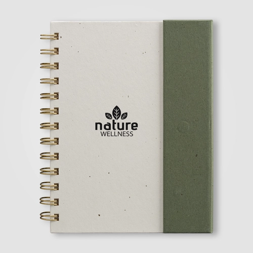image du produit Carnet à spirales avec notes adhésives - B6