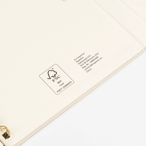 image du produit Carnet à spirales avec notes adhésives - B6