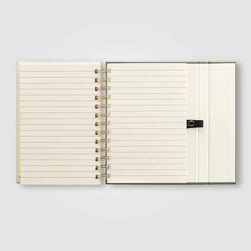 image du produit Carnet à spirales avec notes adhésives - B6