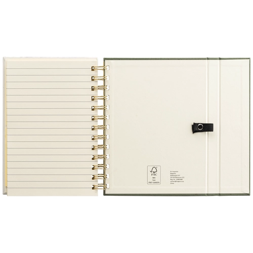 image du produit Carnet à spirales avec notes adhésives - B6
