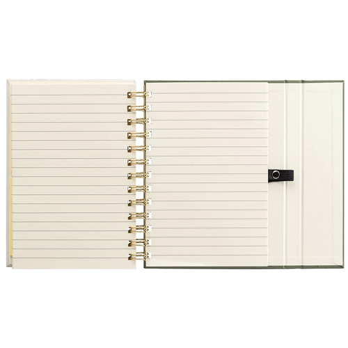image du produit Carnet à spirales avec notes adhésives - B6