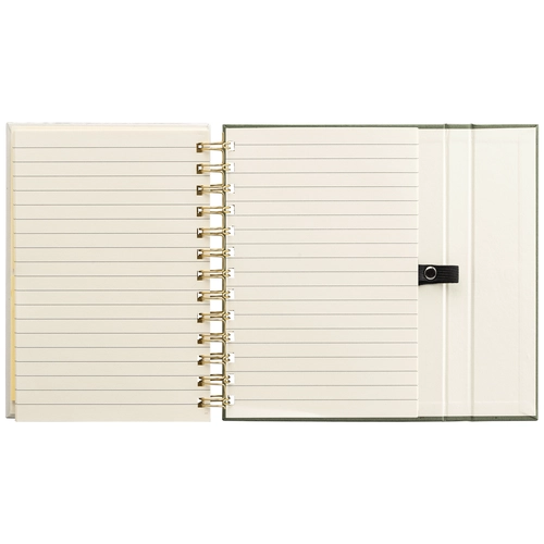 image du produit Carnet à spirales avec notes adhésives - B6