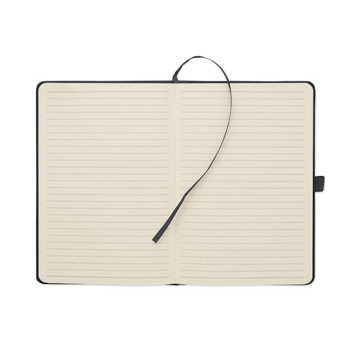image du produit Carnet A5 avec couverture rigide en velours côtelé de polyester RPET 