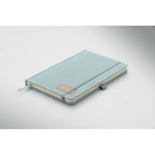 image du produit Carnet A5 avec couverture rigide en velours côtelé de polyester RPET 