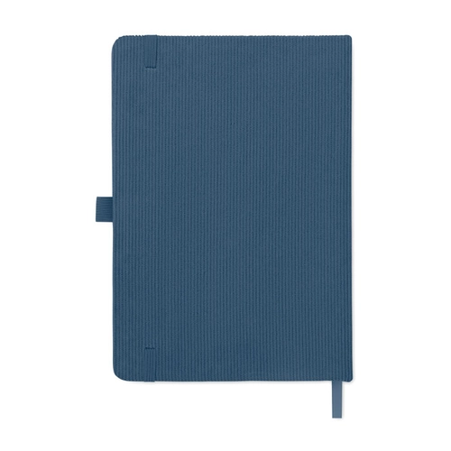 image du produit Carnet A5 avec couverture rigide en velours côtelé de polyester RPET 