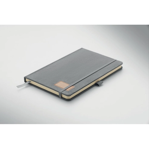 image du produit Carnet A5 avec couverture rigide en velours côtelé de polyester RPET 