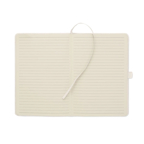 image du produit Carnet A5 avec couverture rigide en velours côtelé de polyester RPET 