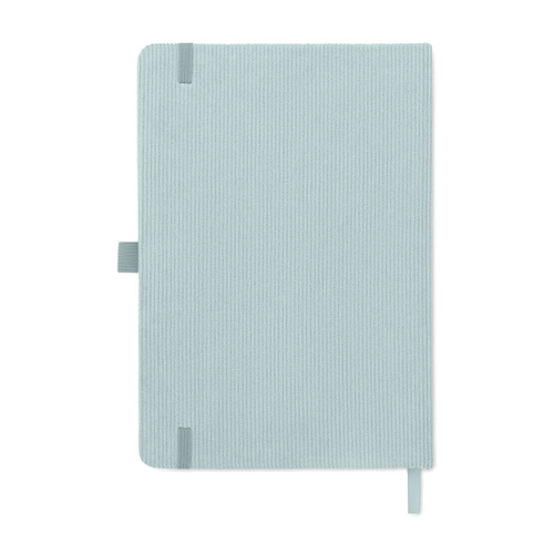 image du produit Carnet A5 avec couverture rigide en velours côtelé de polyester RPET 