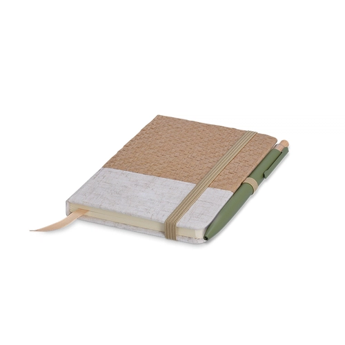 image du produit Carnet de poche couverture coton et fibres de bambou