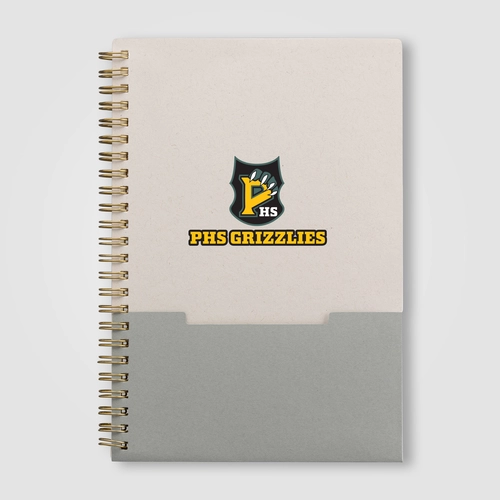 image du produit Carnet de poche FSC à reliure spirale verticale – A5