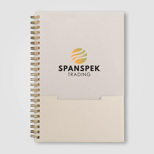 image du produit Carnet de poche FSC à reliure spirale verticale – A5