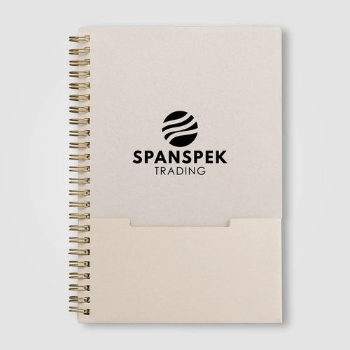 image du produit Carnet de poche FSC à reliure spirale verticale – A5