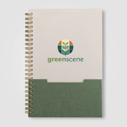 image du produit Carnet de poche FSC à reliure spirale verticale – A5