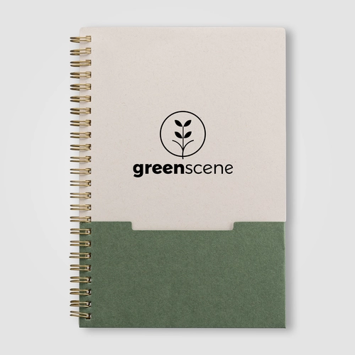 image du produit Carnet de poche FSC à reliure spirale verticale – A5
