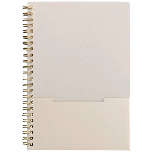 image du produit Carnet de poche FSC à reliure spirale verticale – A5