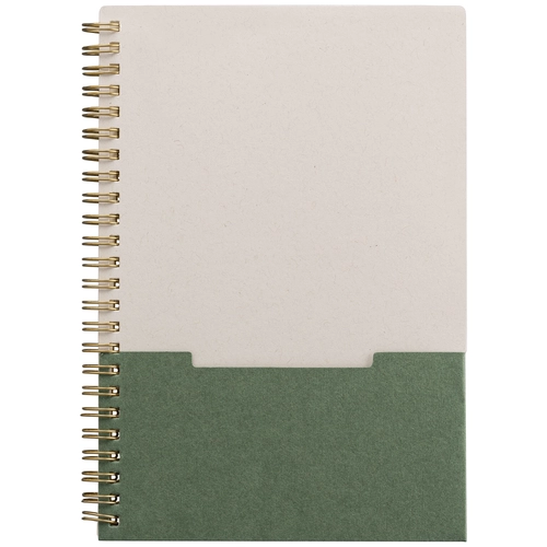 image du produit Carnet de poche FSC à reliure spirale verticale – A5