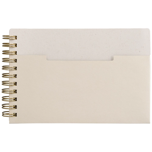 image du produit Carnet papier FSC, couverture à spirales, pages horizontales - A6