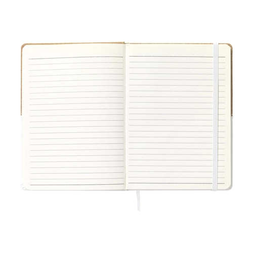 image du produit Carnet personnalisé mélange de liège et d'imitation cuir