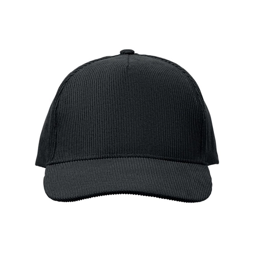 image du produit Casquette de baseball à 5 panneaux en velours côtelé de polyester