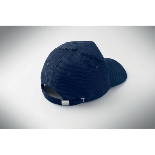 image du produit Casquette de baseball à 5 panneaux en velours côtelé de polyester