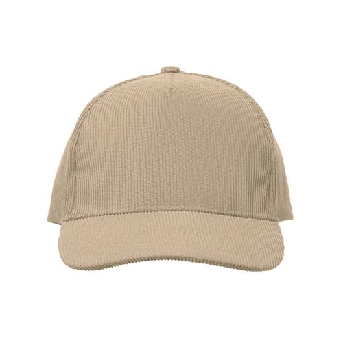 image du produit Casquette de baseball à 5 panneaux en velours côtelé de polyester