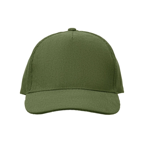 image du produit Casquette de baseball à 5 panneaux en velours côtelé de polyester