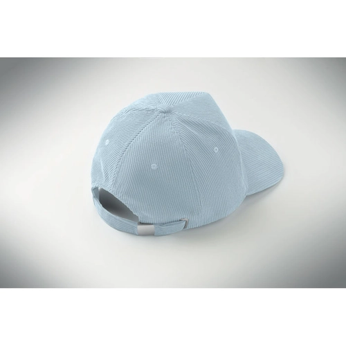 image du produit Casquette de baseball à 5 panneaux en velours côtelé de polyester