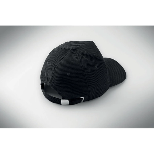 image du produit Casquette de baseball à 5 panneaux en velours côtelé de polyester