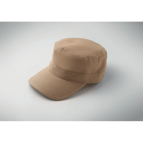 image du produit Casquette militaire en coton brossé 260gr/m² avec bande de transpiration