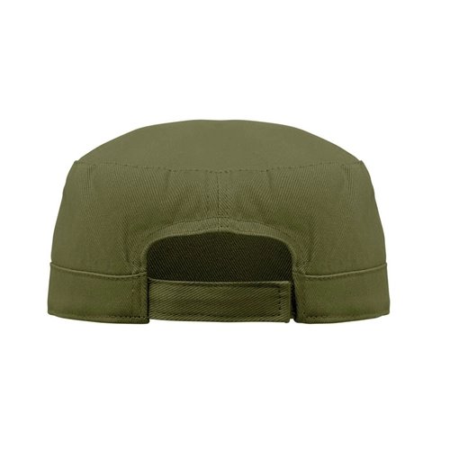 image du produit Casquette militaire en coton brossé 260gr/m² avec bande de transpiration