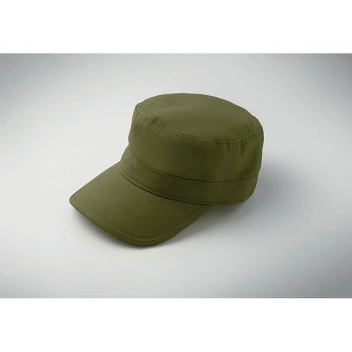 image du produit Casquette militaire en coton brossé 260gr/m² avec bande de transpiration