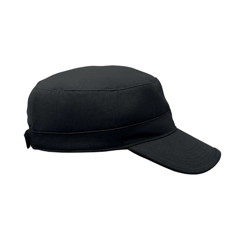 image du produit Casquette militaire en coton brossé 260gr/m² avec bande de transpiration