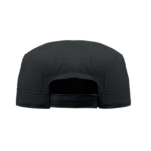 image du produit Casquette militaire en coton brossé 260gr/m² avec bande de transpiration