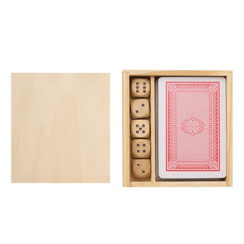 image du produit Coffret de jeu de cartes avec dés