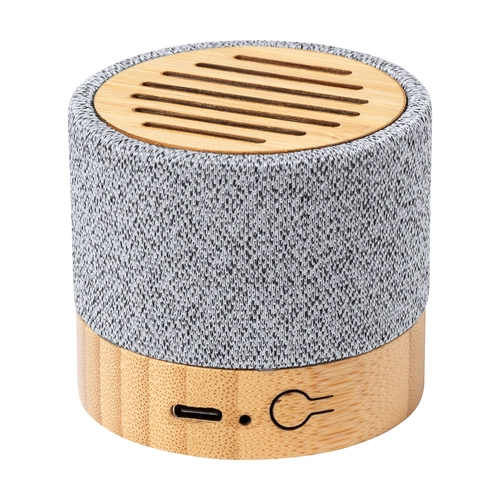 image du produit Enceinte Bluetooth 5.0 en bambou et tissu PET recyclé
