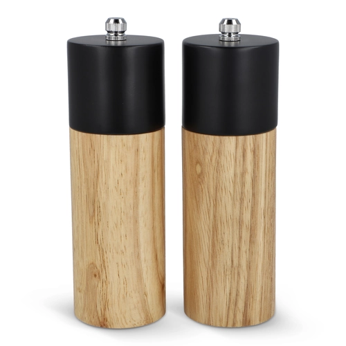 image du produit Ensemble de moulins à sel et à poivre en bois
